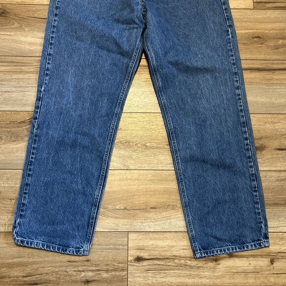Men's Carhartt Relaxed Fit Denim Jeans SZ 38x32 Blue Cotton Casual Work B160 DST - Picture 3 of 11
